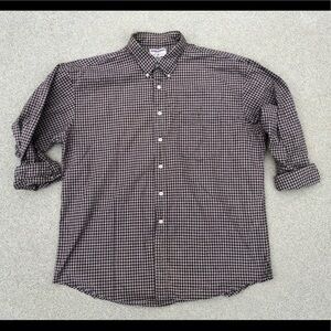 High Sierra Men’s Vintage Plaid Brown Thick Shirt​​​​​​